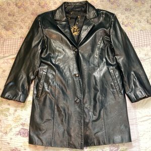 Leather Moon Jacket/Overcoat